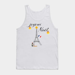 Joyeux Noel French Christmas Tank Top